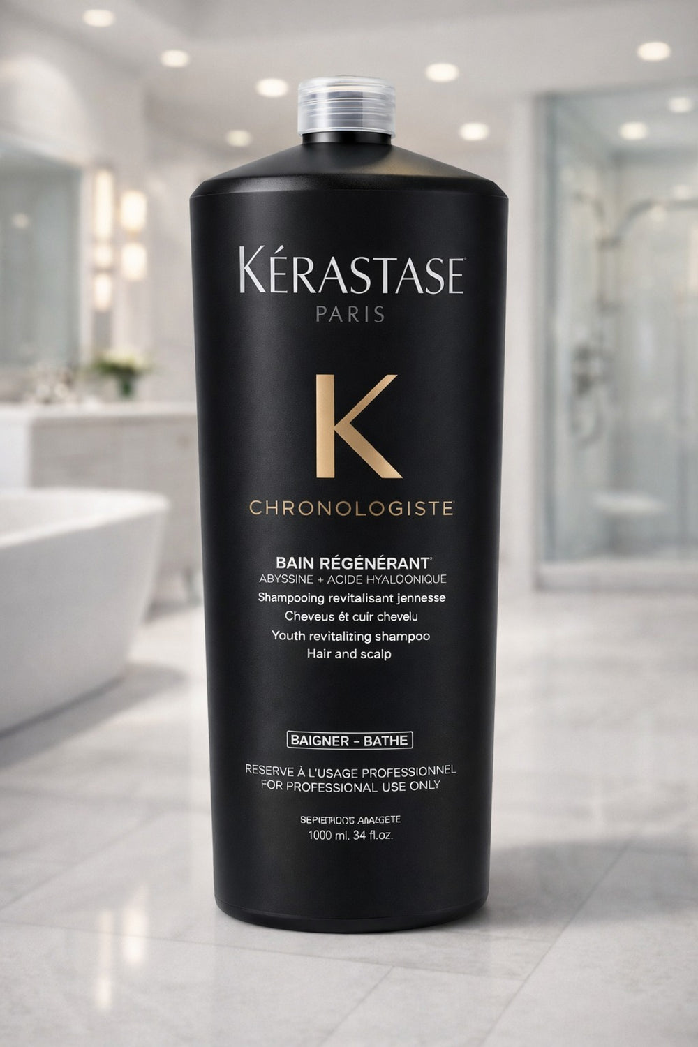 Kérastase Chronologiste Bain Régénérant 1L – Shampoo Revitalizante de