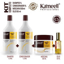 Kit Completo Kameell Professional Collagen – Cabelos Fortes, Hidratados e com Brilho de Salão